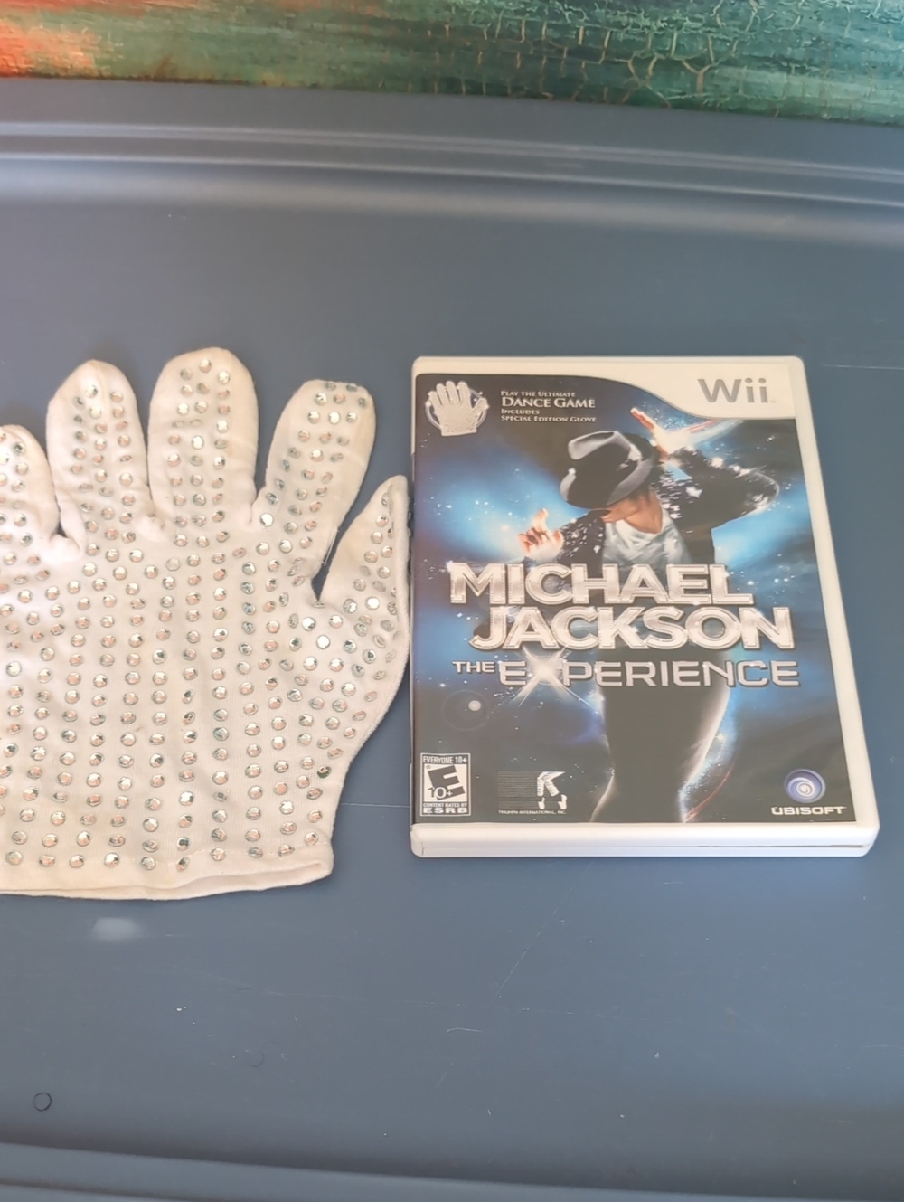 Nintendo Wii Michael Jackson The Experience - White & Blue Cover